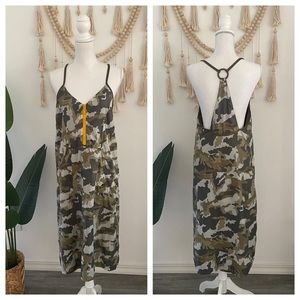 Nike camo dress cargo nylon ripstop tech camouflage army green utility small